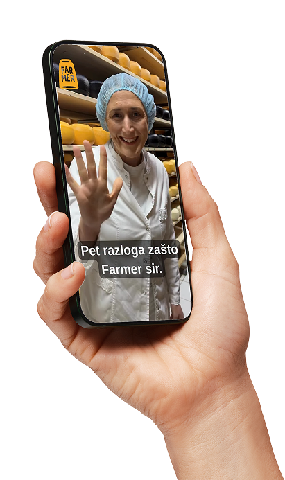 ruka sa telefonom